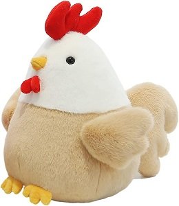 Stuffed Chicken Plush Toy on Amazon